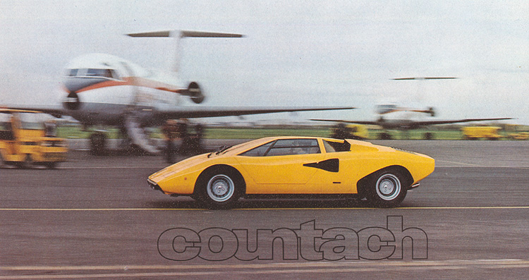 Only 150 Countach LP400 have been ever built by Lamborghini